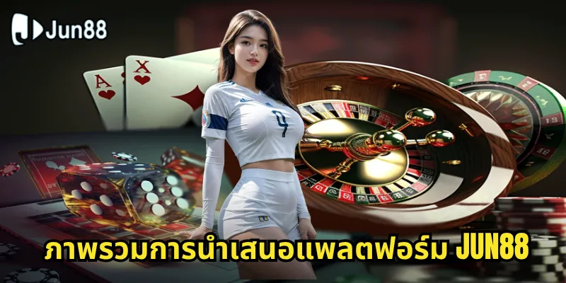 นำเสนอ Jun88: ประสบการณ์เดิมพันออนไลน์ระดับพรีเมียมที่ตอบโจทย์ทุกความต้องการ 1 ภาพรวมการนำเสนอแพลตฟอร์ม Jun88