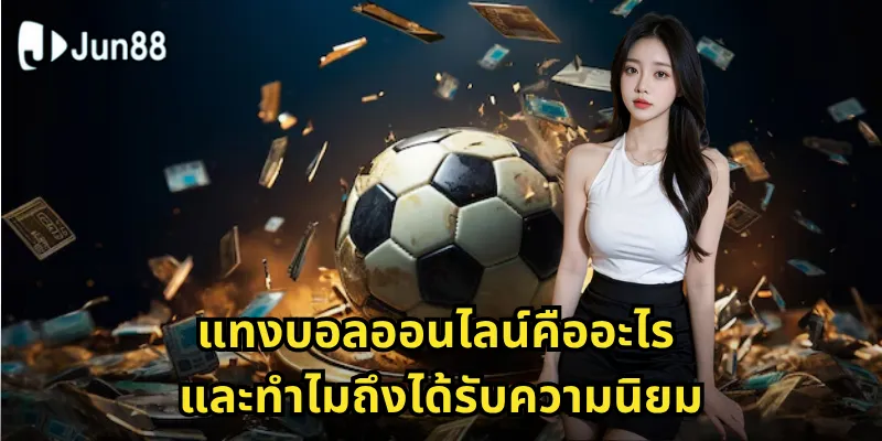แทงบอลออนไลน์ Jun88 - ประสบการณ์การเดิมพันที่สมบูรณ์แบบ 1 แทงบอลออนไลน์คืออะไร และทำไมถึงได้รับความนิยม